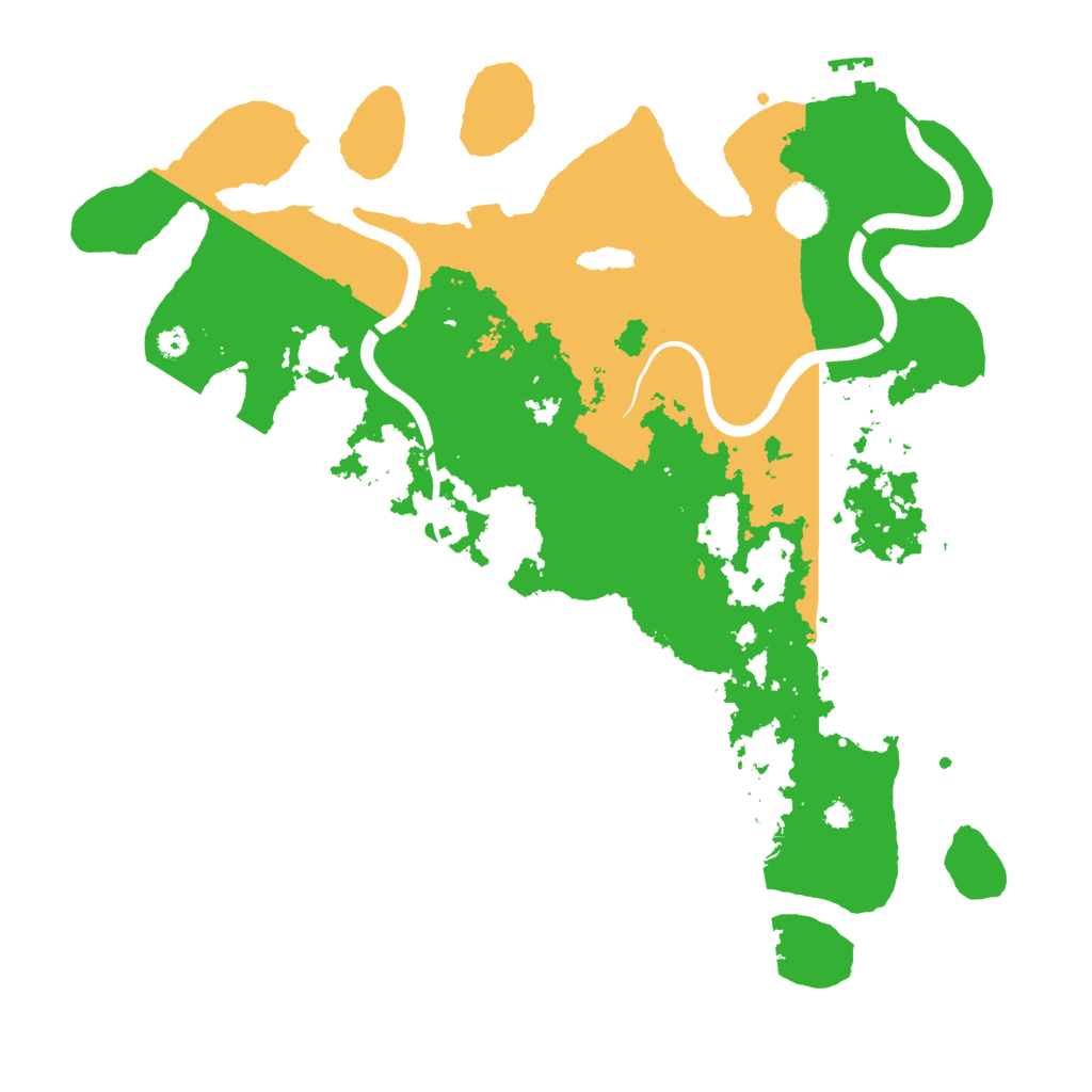 Biome Rust Map: Procedural Map, Size: 3700, Seed: 924216896
