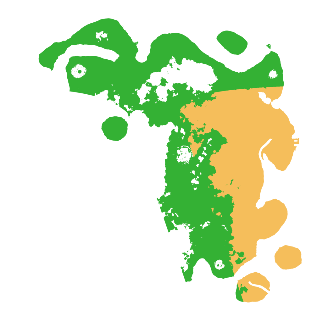Biome Rust Map: Procedural Map, Size: 3500, Seed: 1477994485