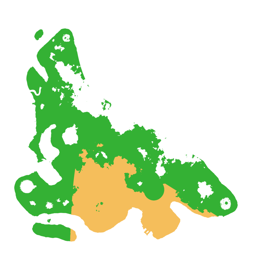 Biome Rust Map: Procedural Map, Size: 3500, Seed: 1722189258
