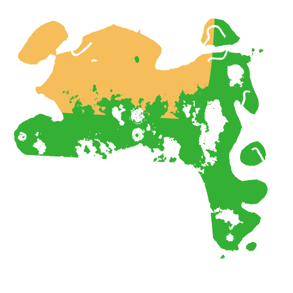 Biome Rust Map: Procedural Map, Size: 3500, Seed: 362421292