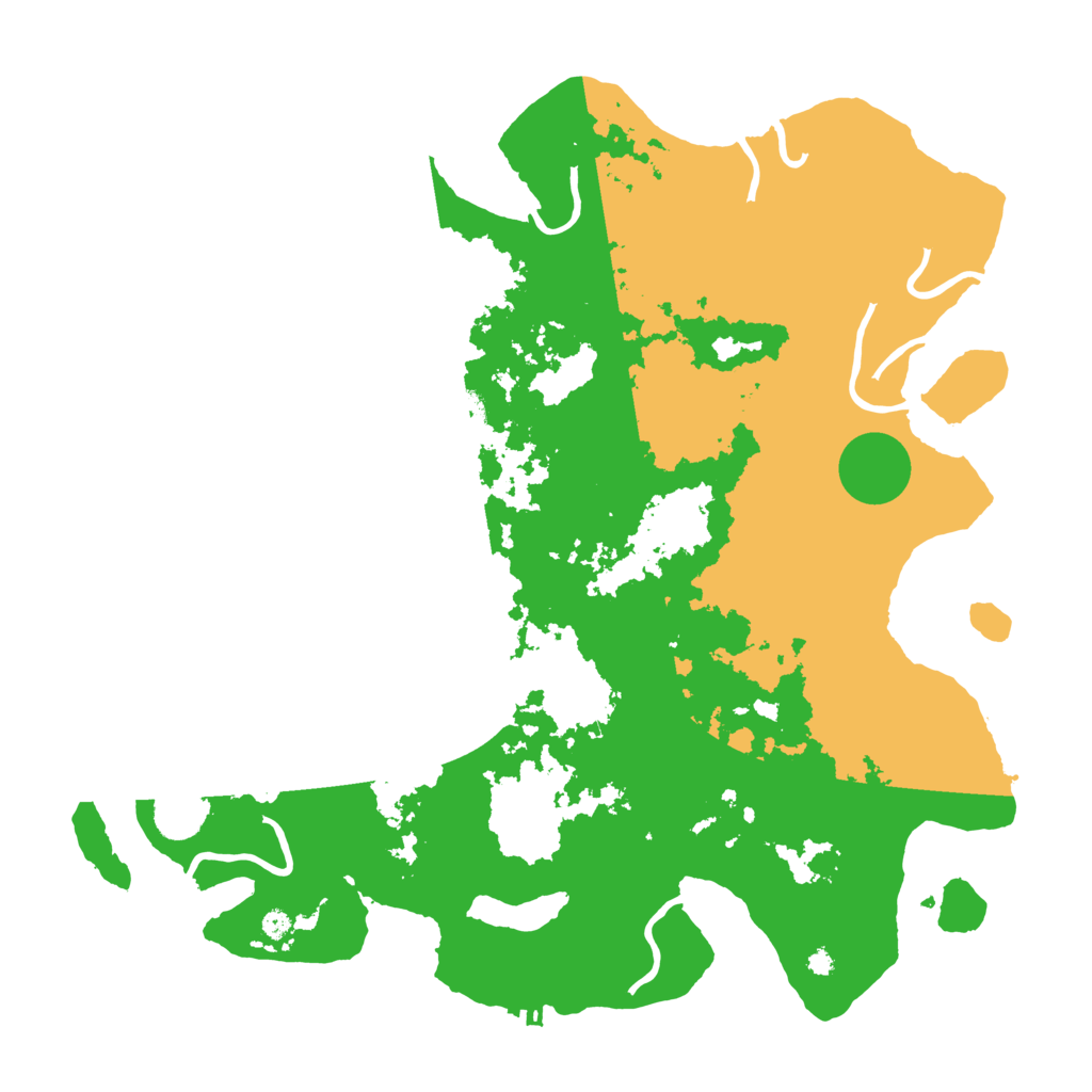 Biome Rust Map: Procedural Map, Size: 4000, Seed: 65198