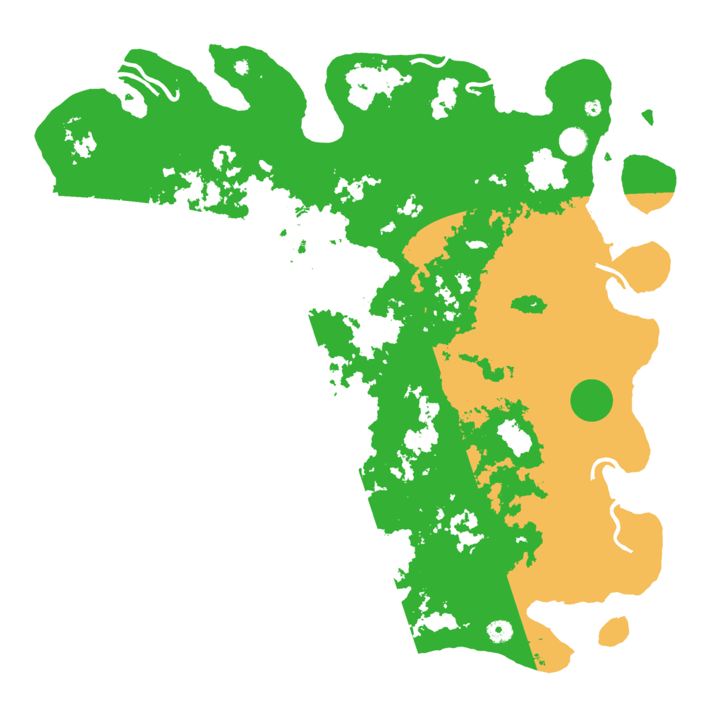 Biome Rust Map: Procedural Map, Size: 4500, Seed: 119022278