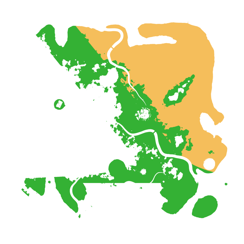 Biome Rust Map: Procedural Map, Size: 3750, Seed: 15474673