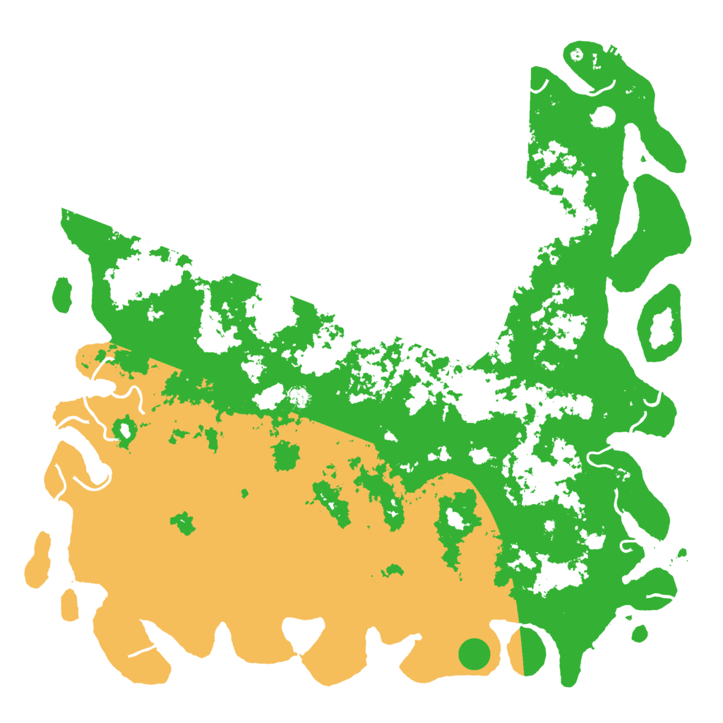 Biome Rust Map: Procedural Map, Size: 6000, Seed: 728641732