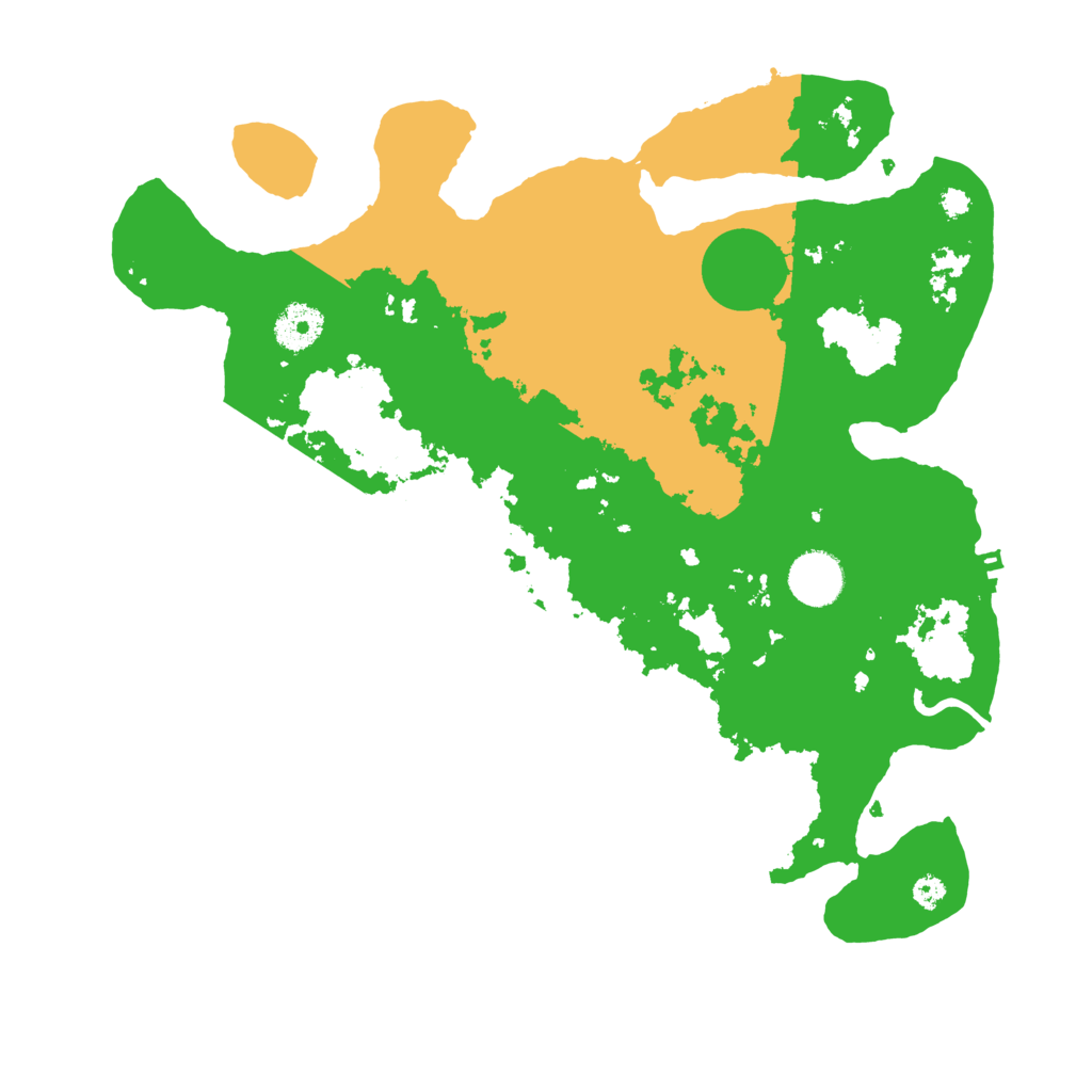 Biome Rust Map: Procedural Map, Size: 3500, Seed: 377093677