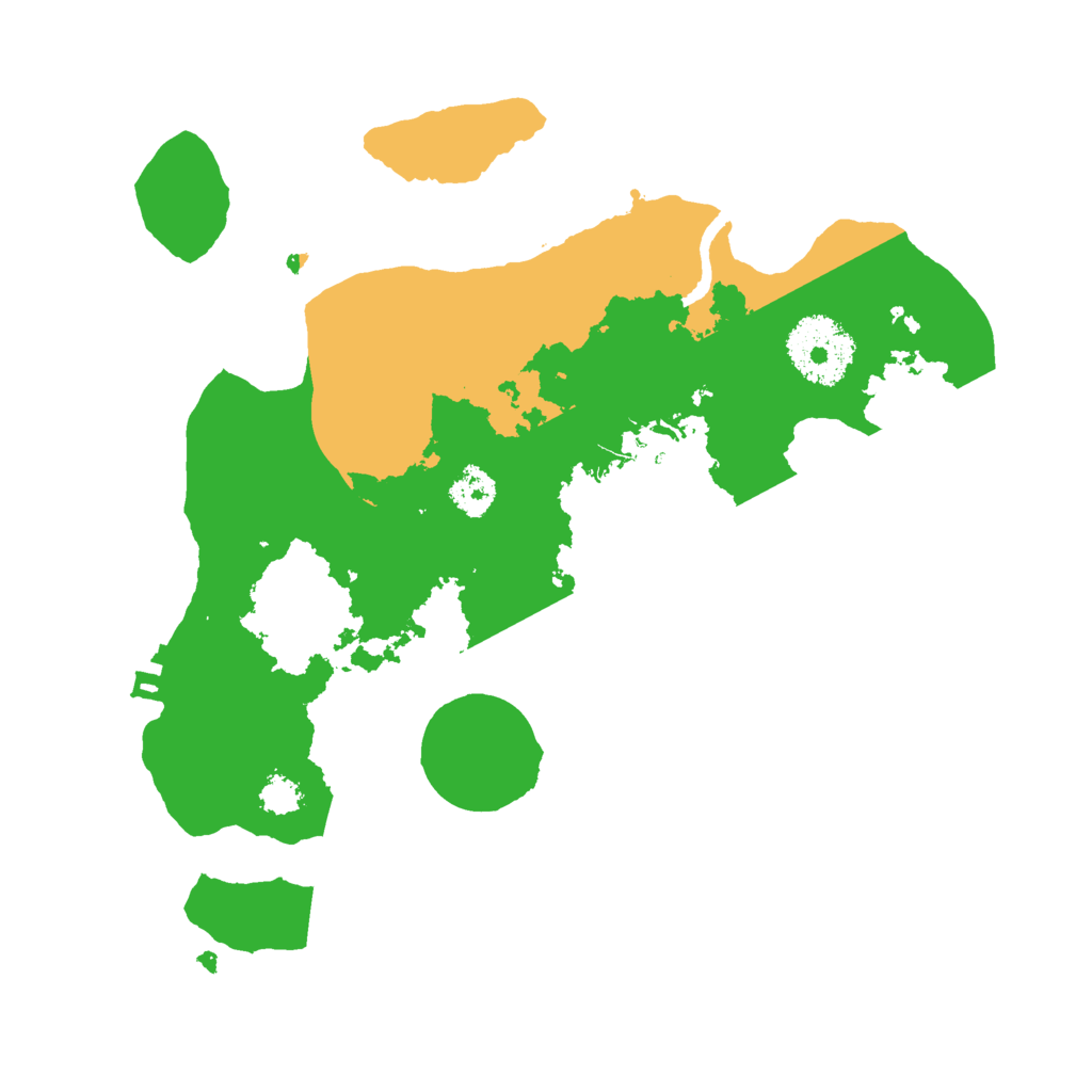 Biome Rust Map: Procedural Map, Size: 2500, Seed: 577606260