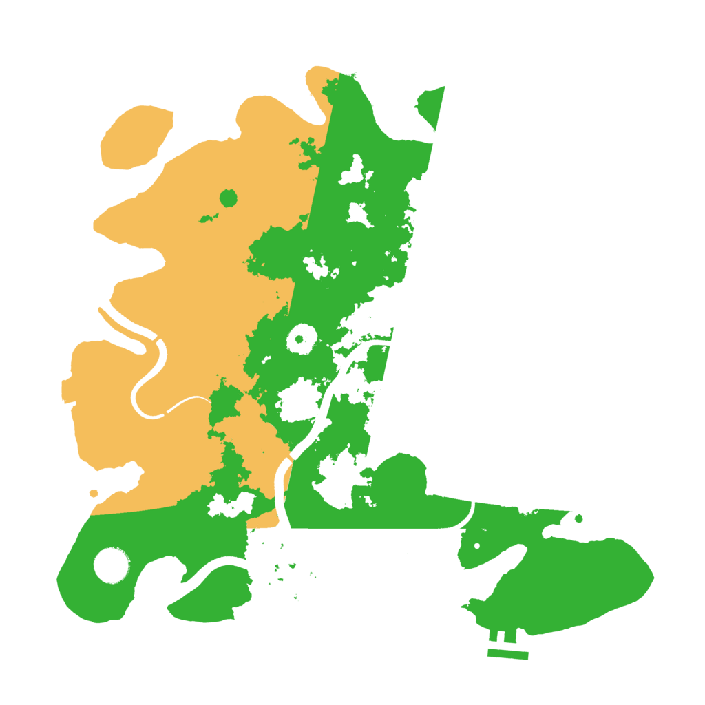 Biome Rust Map: Procedural Map, Size: 3500, Seed: 367881435