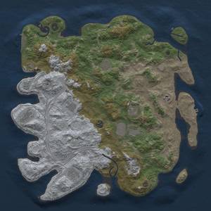 Thumbnail Rust Map: Procedural Map, Size: 4250, Seed: 8986126, 17 Monuments