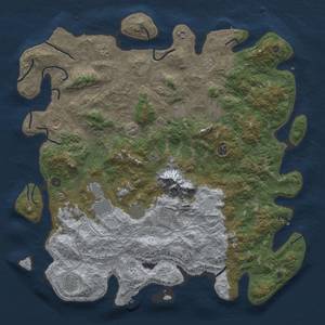 Thumbnail Rust Map: Procedural Map, Size: 5000, Seed: 1180254076, 18 Monuments