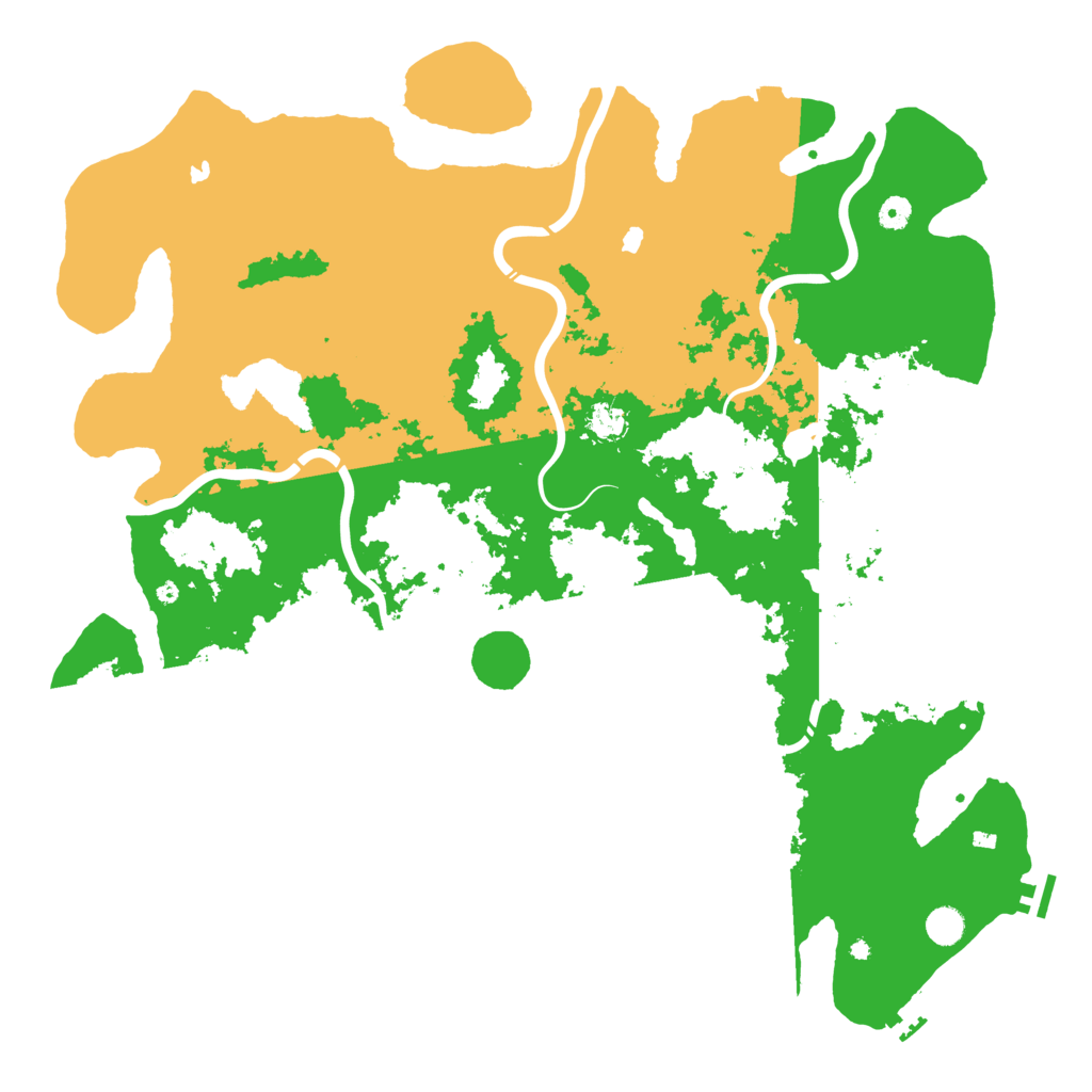Biome Rust Map: Procedural Map, Size: 5000, Seed: 1180254076