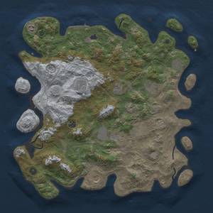 Thumbnail Rust Map: Procedural Map, Size: 4250, Seed: 1026016510, 16 Monuments