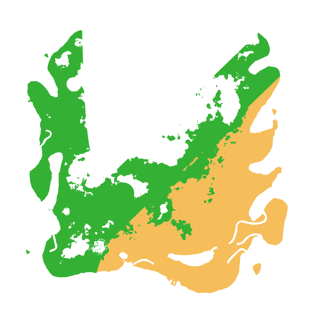 Biome Rust Map: Procedural Map, Size: 3800, Seed: 670074181