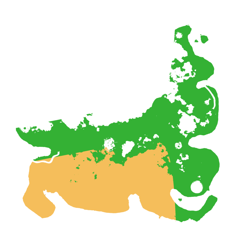 Biome Rust Map: Procedural Map, Size: 3500, Seed: 56041237