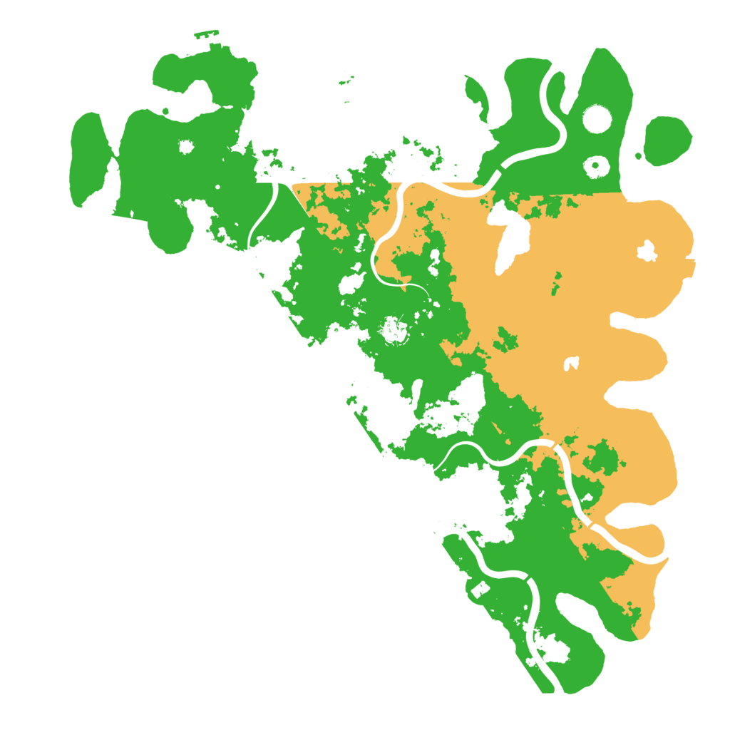 Biome Rust Map: Procedural Map, Size: 4500, Seed: 1184180403