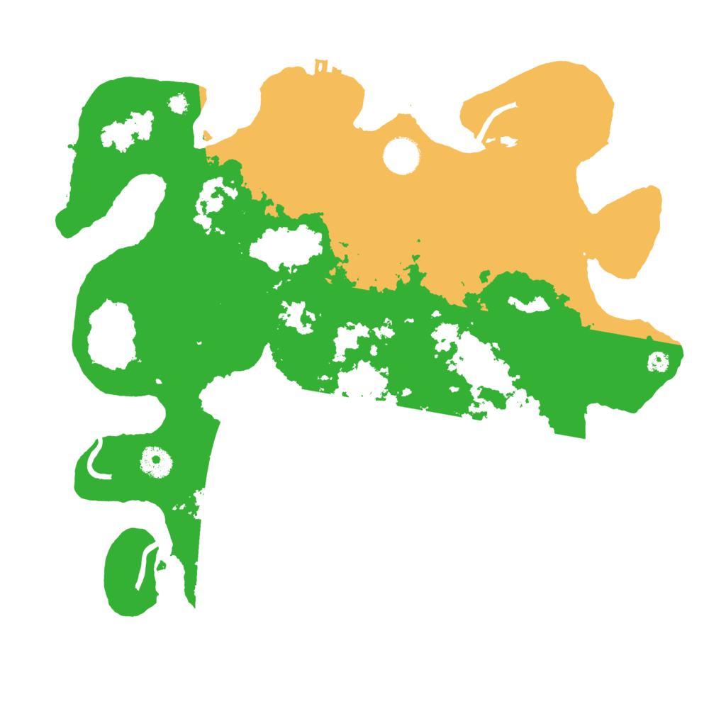 Biome Rust Map: Procedural Map, Size: 3500, Seed: 543535