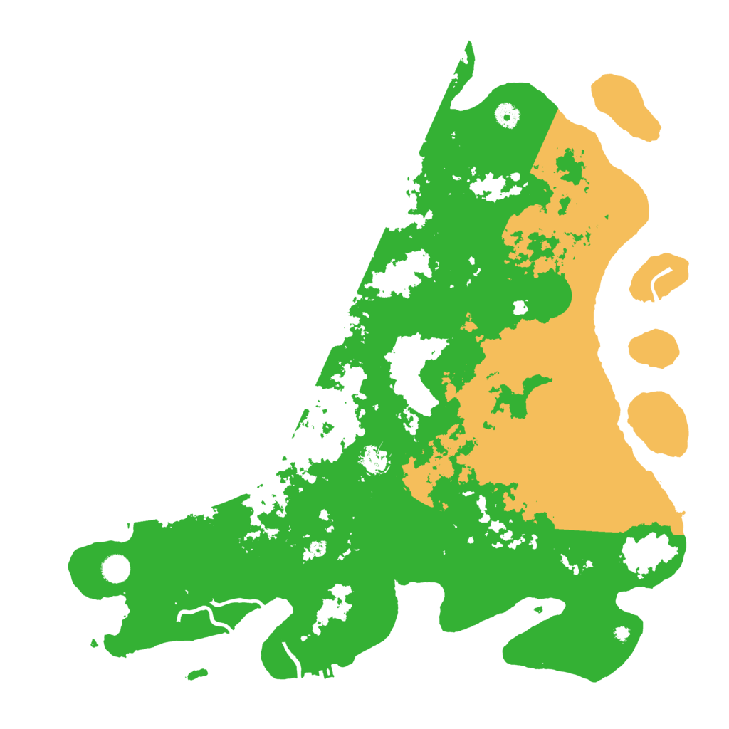 Biome Rust Map: Procedural Map, Size: 4500, Seed: 1343218258