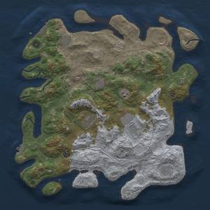 Thumbnail Rust Map: Procedural Map, Size: 4250, Seed: 550062232, 16 Monuments