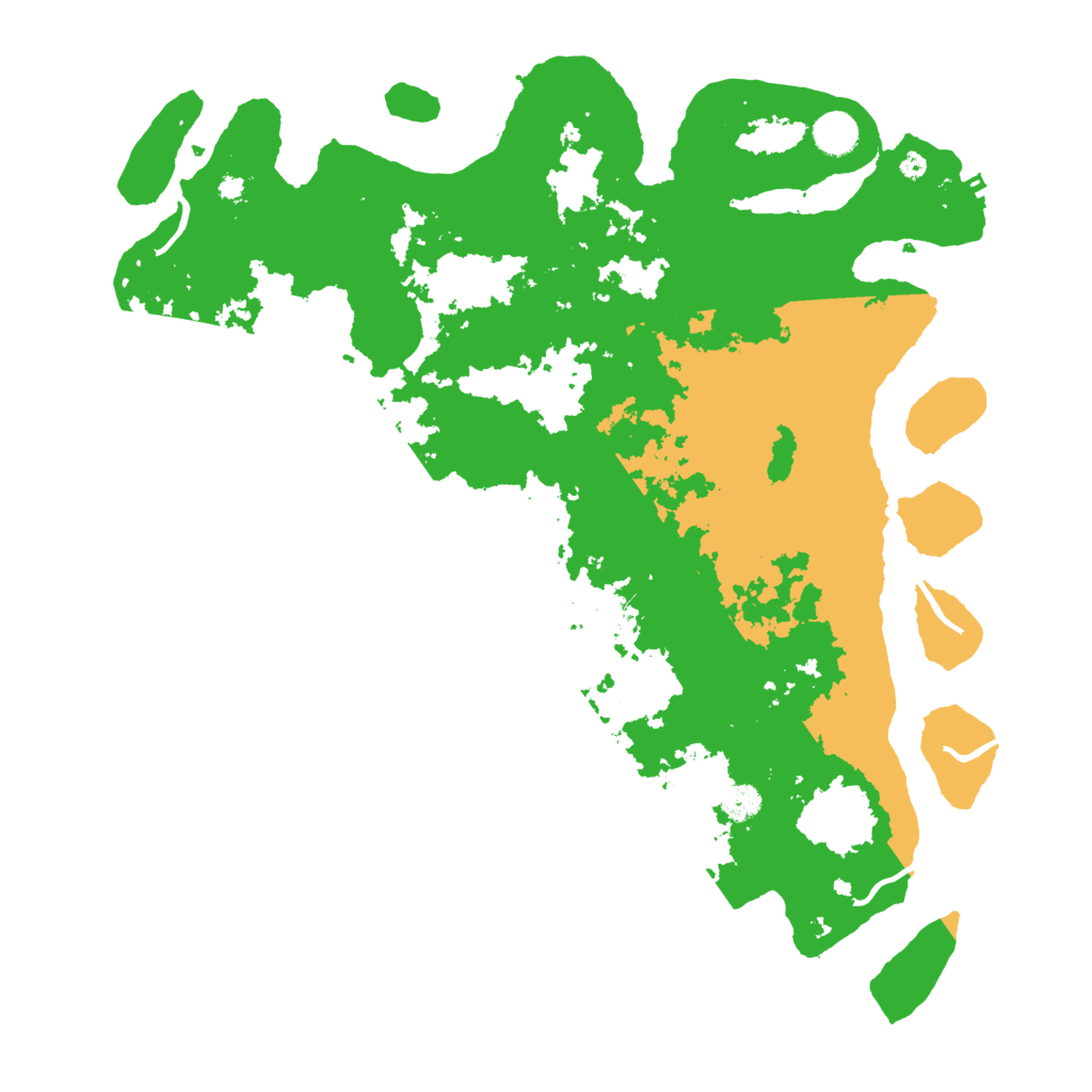 Biome Rust Map: Procedural Map, Size: 4300, Seed: 180921056
