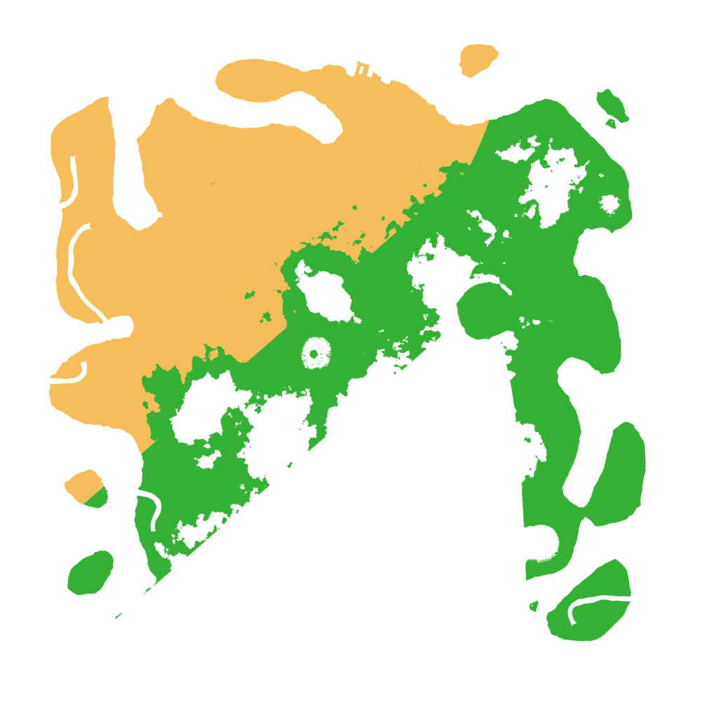 Biome Rust Map: Procedural Map, Size: 3500, Seed: 872952259