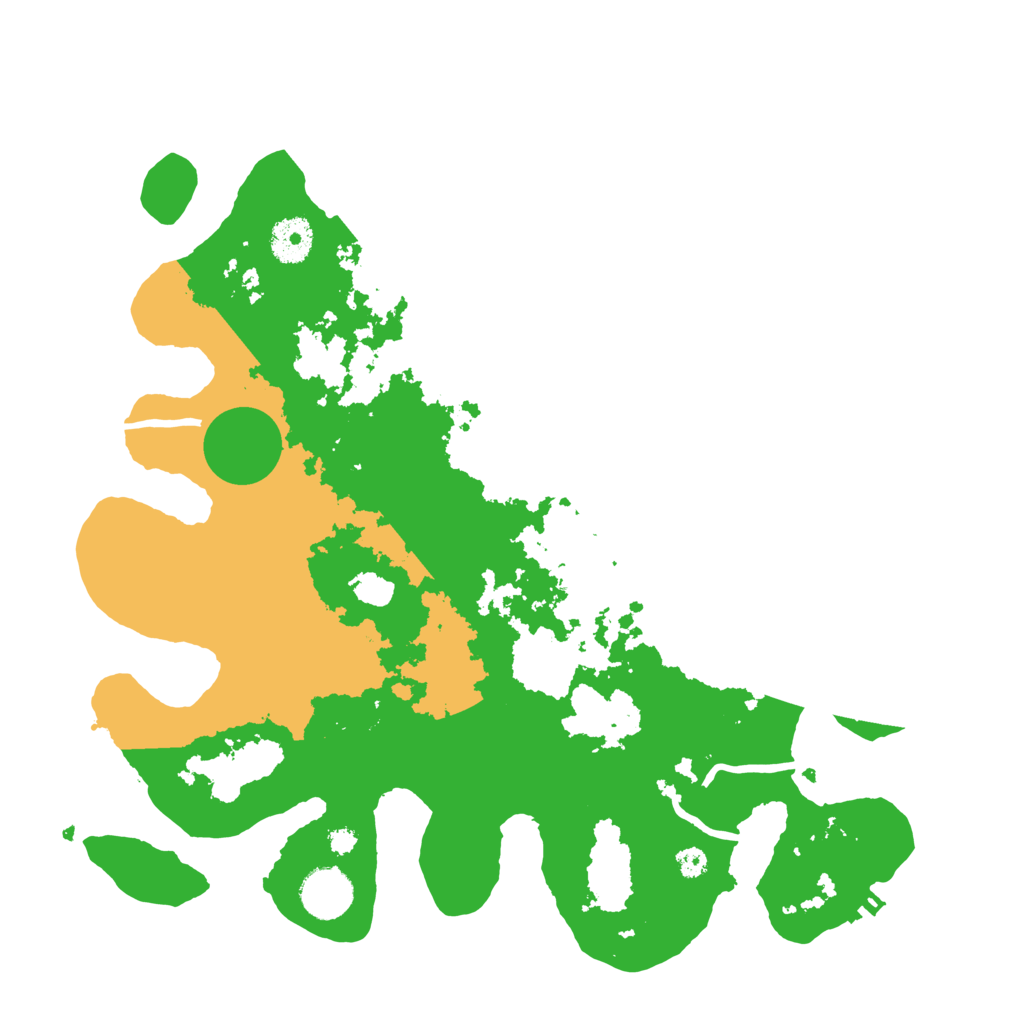 Biome Rust Map: Procedural Map, Size: 3500, Seed: 1481967080