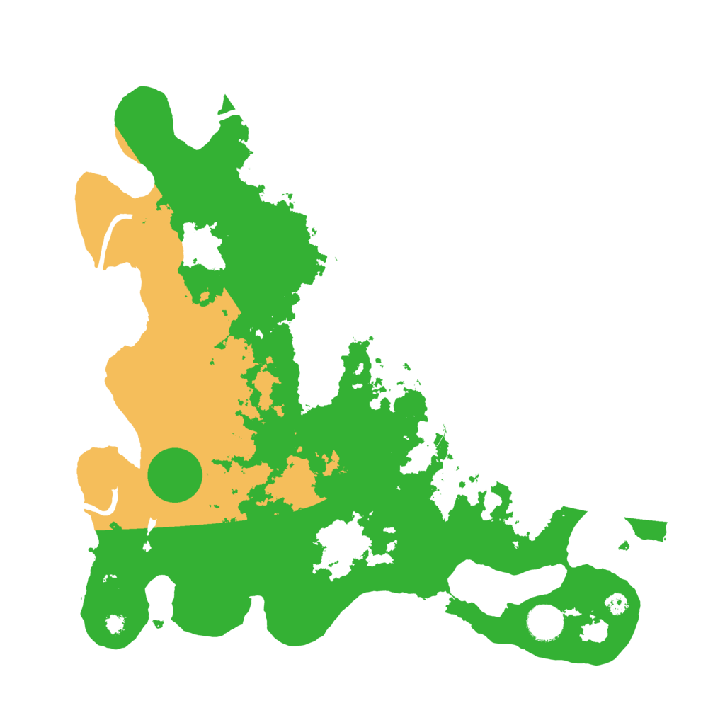 Biome Rust Map: Procedural Map, Size: 3500, Seed: 214429488
