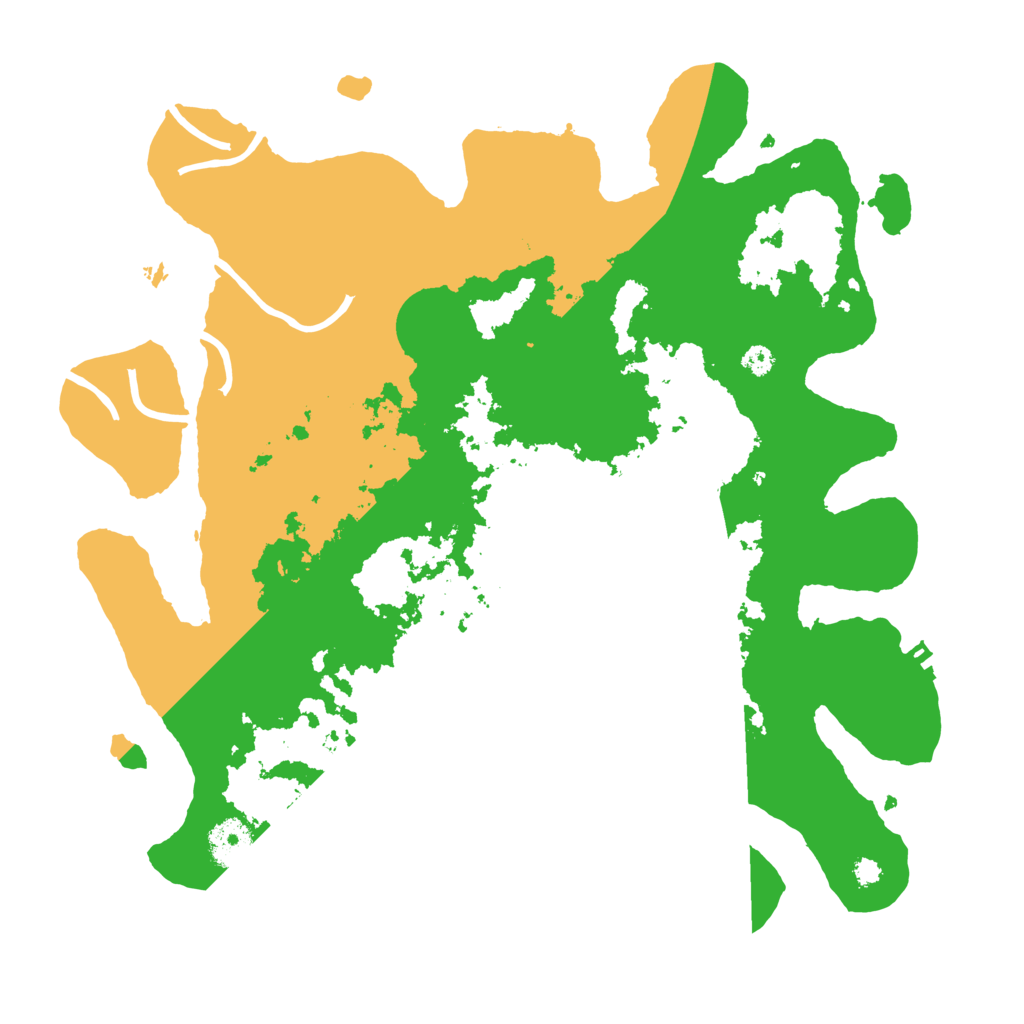 Biome Rust Map: Procedural Map, Size: 3500, Seed: 954597960