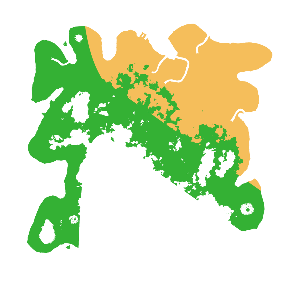 Biome Rust Map: Procedural Map, Size: 3500, Seed: 362883514