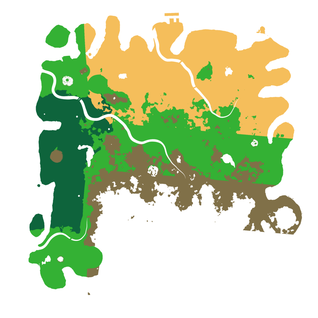 Biome Rust Map: Procedural Map, Size: 4500, Seed: 1999215821