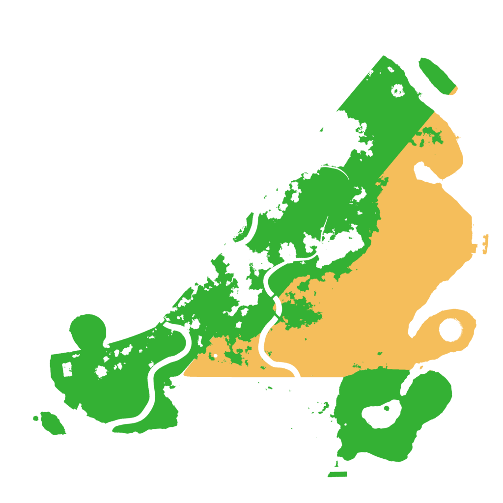Biome Rust Map: Procedural Map, Size: 3850, Seed: 4856408