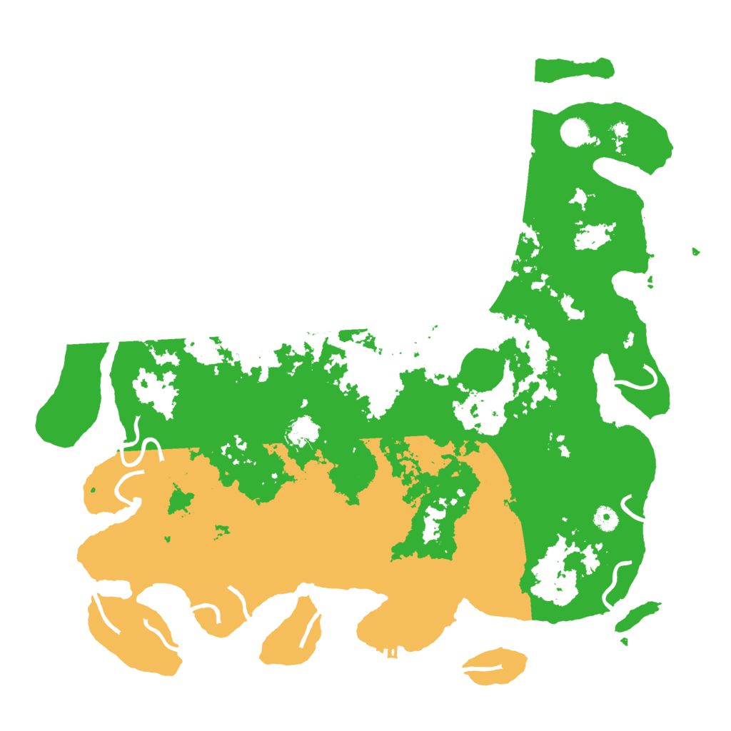 Biome Rust Map: Procedural Map, Size: 4500, Seed: 1708181594