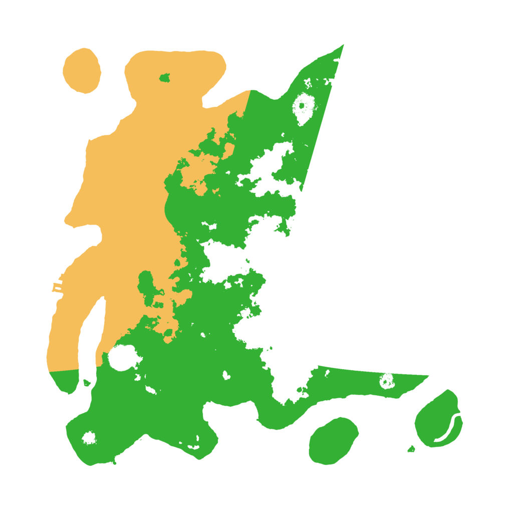 Biome Rust Map: Procedural Map, Size: 3500, Seed: 1062943730