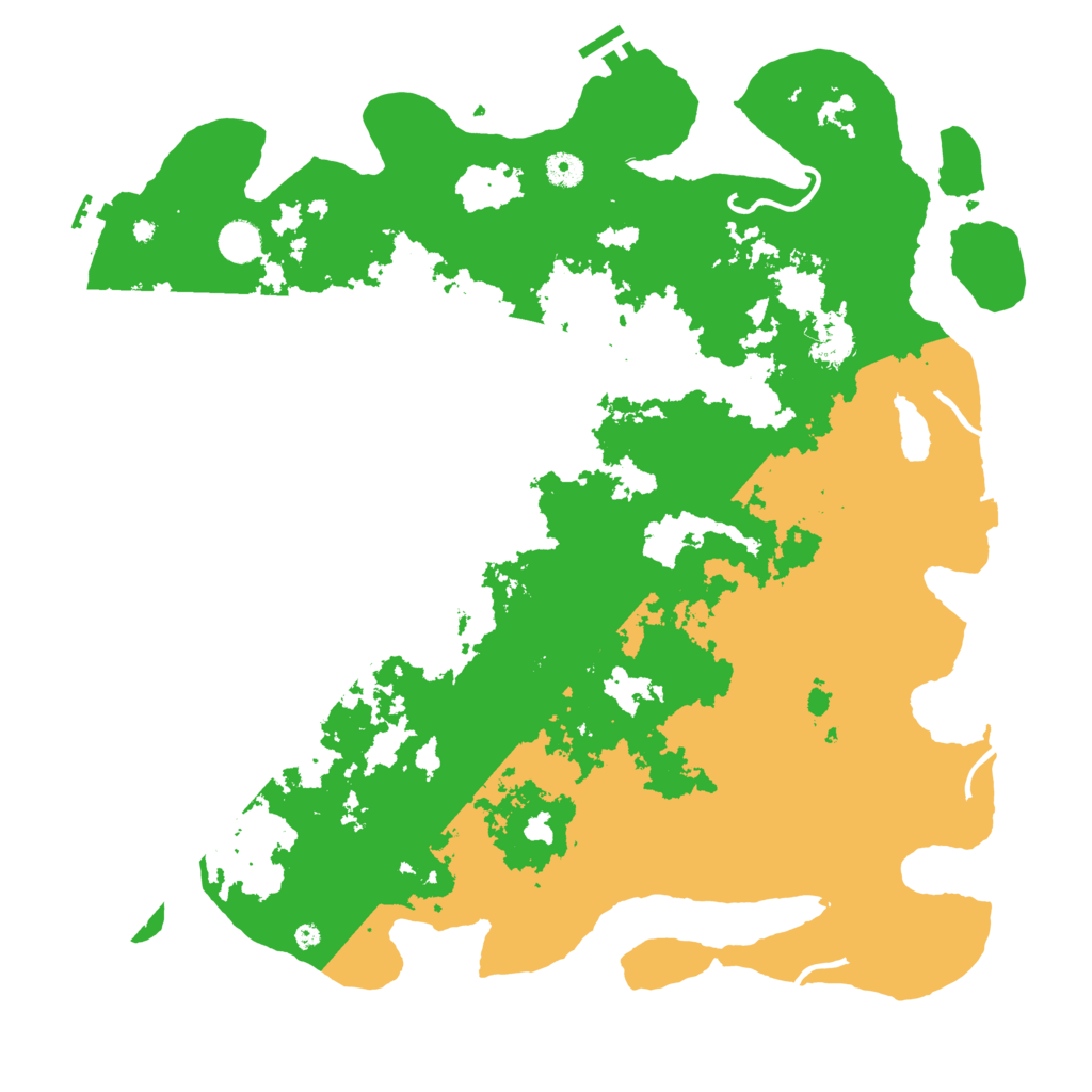 Biome Rust Map: Procedural Map, Size: 4500, Seed: 176076090