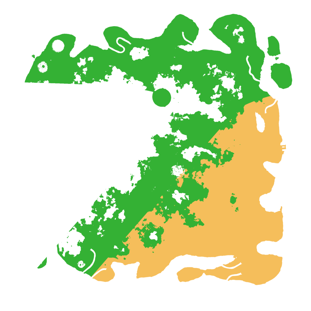 Biome Rust Map: Procedural Map, Size: 4500, Seed: 176076090