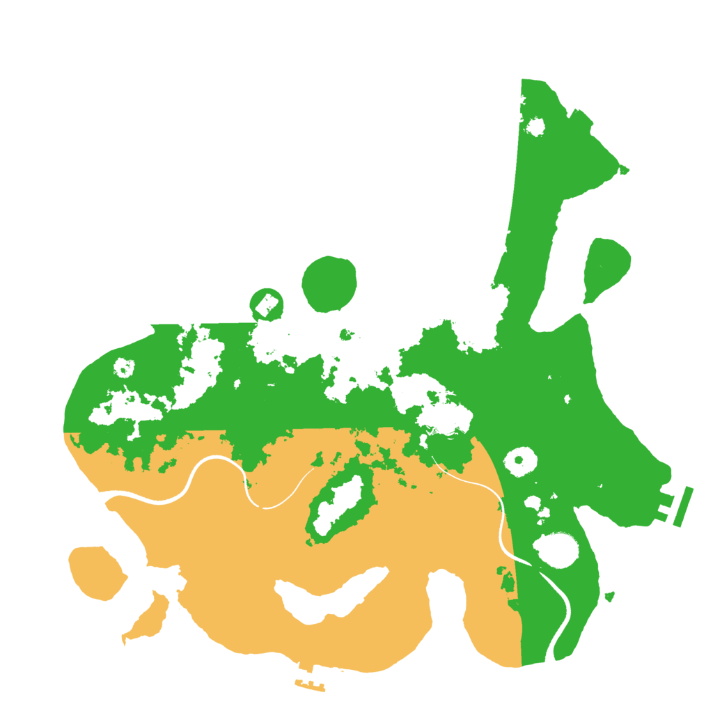 Biome Rust Map: Procedural Map, Size: 3500, Seed: 943578083