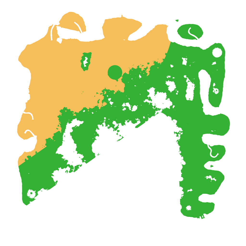 Biome Rust Map: Procedural Map, Size: 4500, Seed: 115000