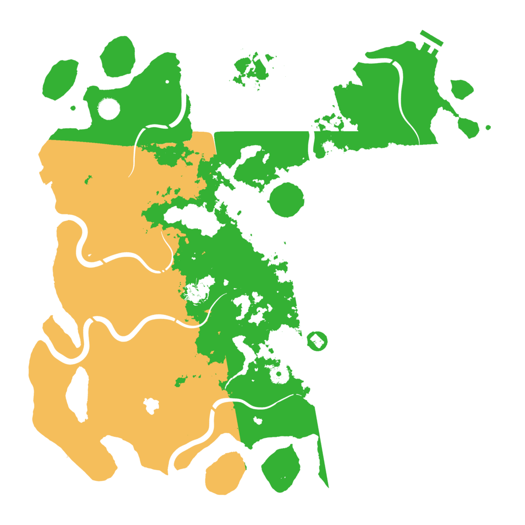 Biome Rust Map: Procedural Map, Size: 4250, Seed: 86545947