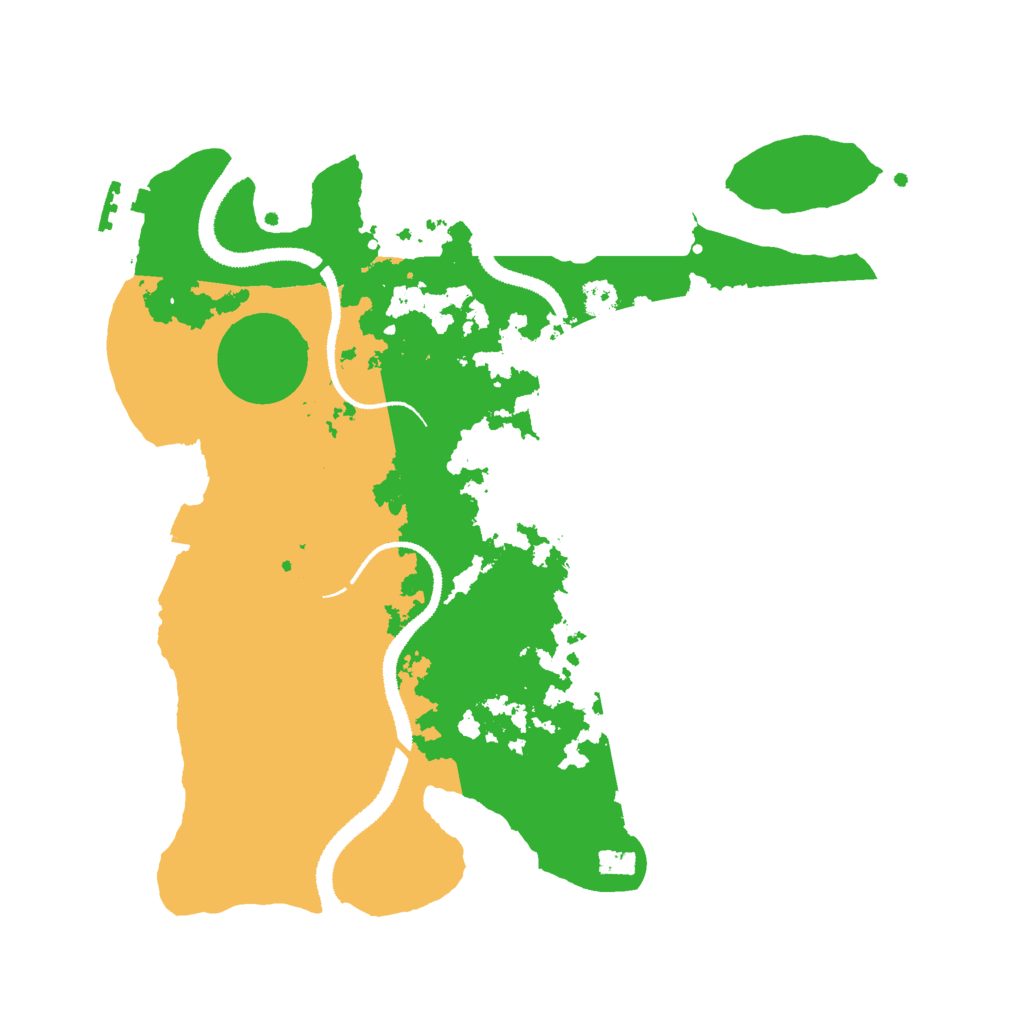 Biome Rust Map: Procedural Map, Size: 3000, Seed: 874867434