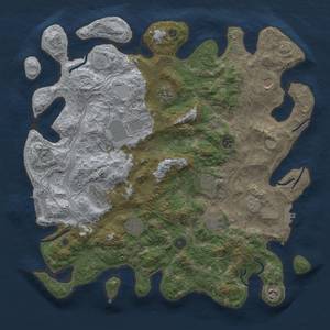 Thumbnail Rust Map: Procedural Map, Size: 4250, Seed: 7726432, 17 Monuments