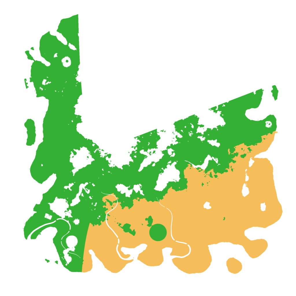 Biome Rust Map: Procedural Map, Size: 4500, Seed: 800813