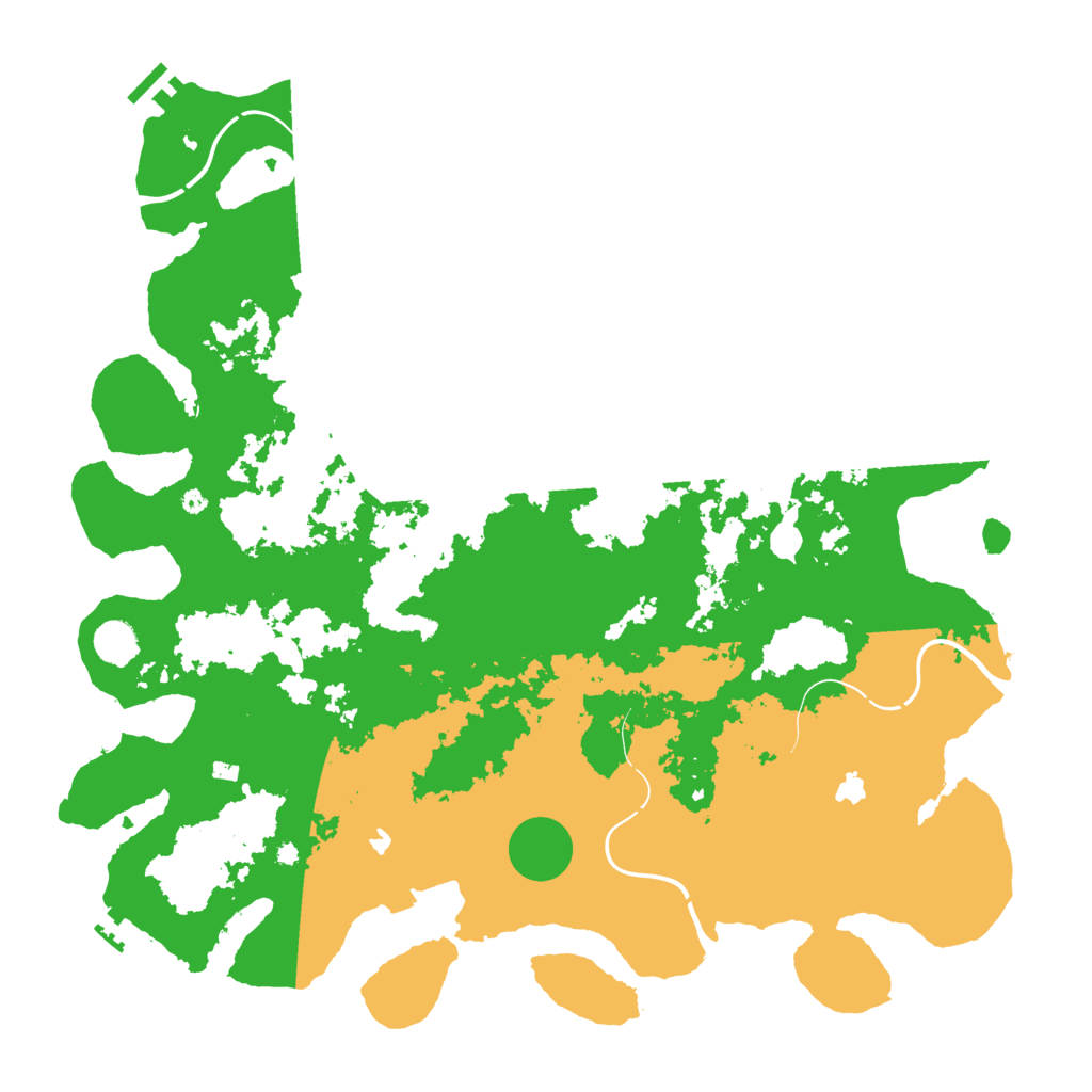 Biome Rust Map: Procedural Map, Size: 4500, Seed: 458122634