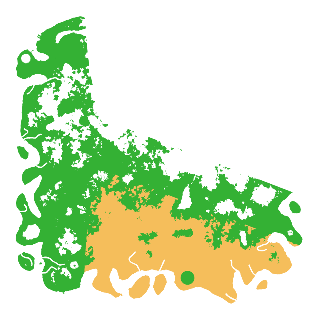 Biome Rust Map: Procedural Map, Size: 6000, Seed: 289219855
