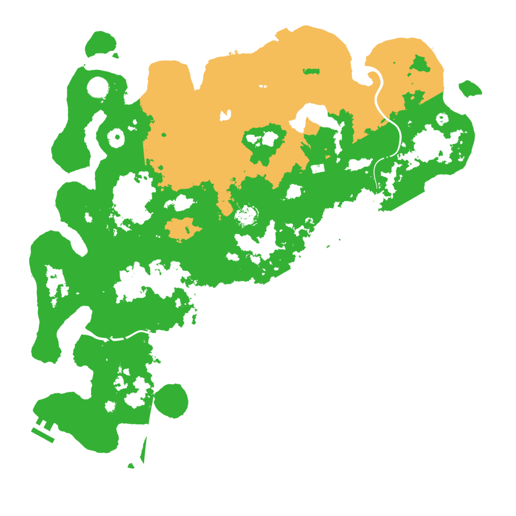 Biome Rust Map: Procedural Map, Size: 4250, Seed: 296281677
