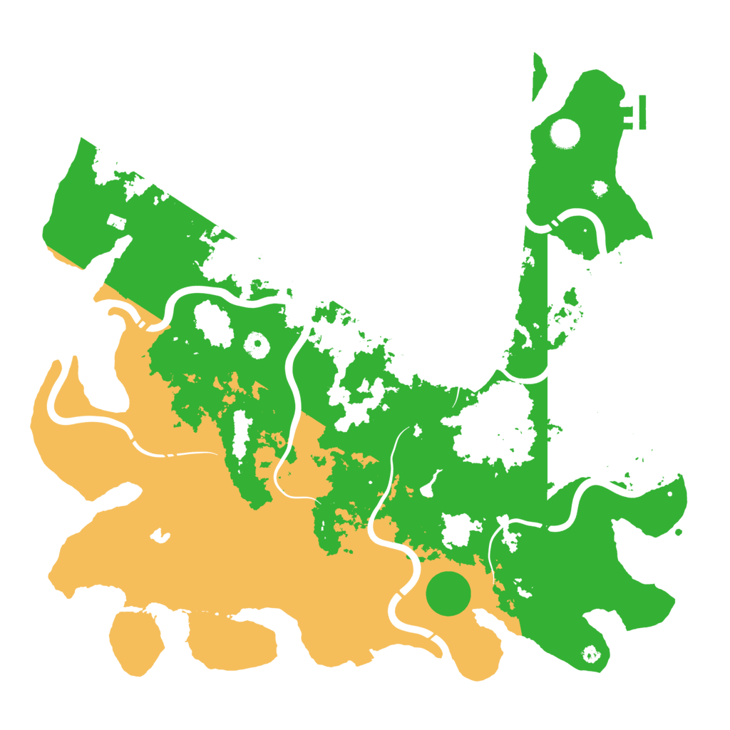 Biome Rust Map: Procedural Map, Size: 4300, Seed: 3160052