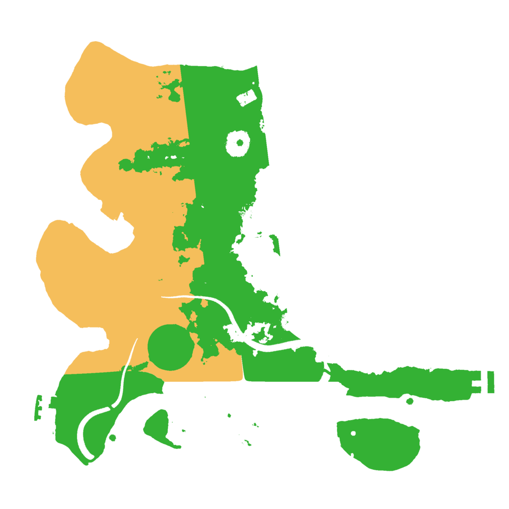 Biome Rust Map: Procedural Map, Size: 3000, Seed: 18845