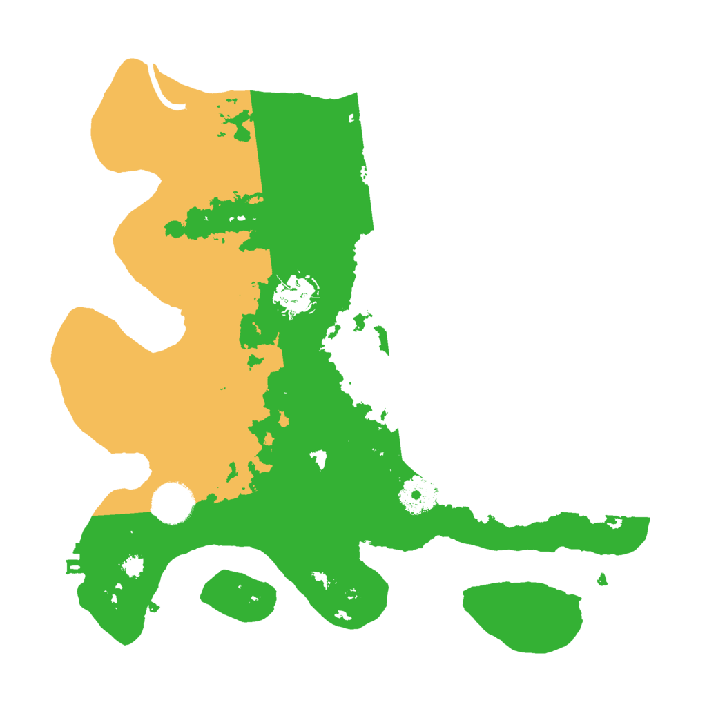 Biome Rust Map: Procedural Map, Size: 3000, Seed: 18845