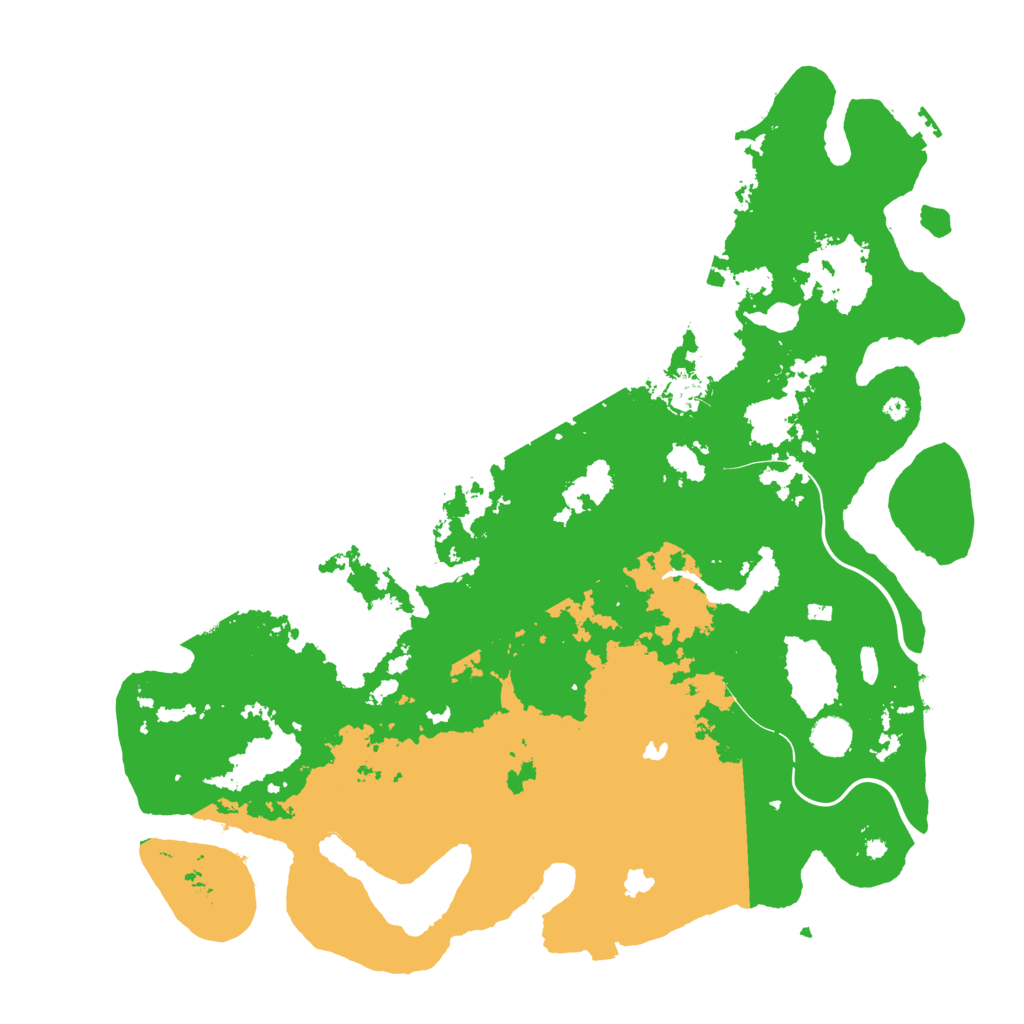 Biome Rust Map: Procedural Map, Size: 4500, Seed: 414916823