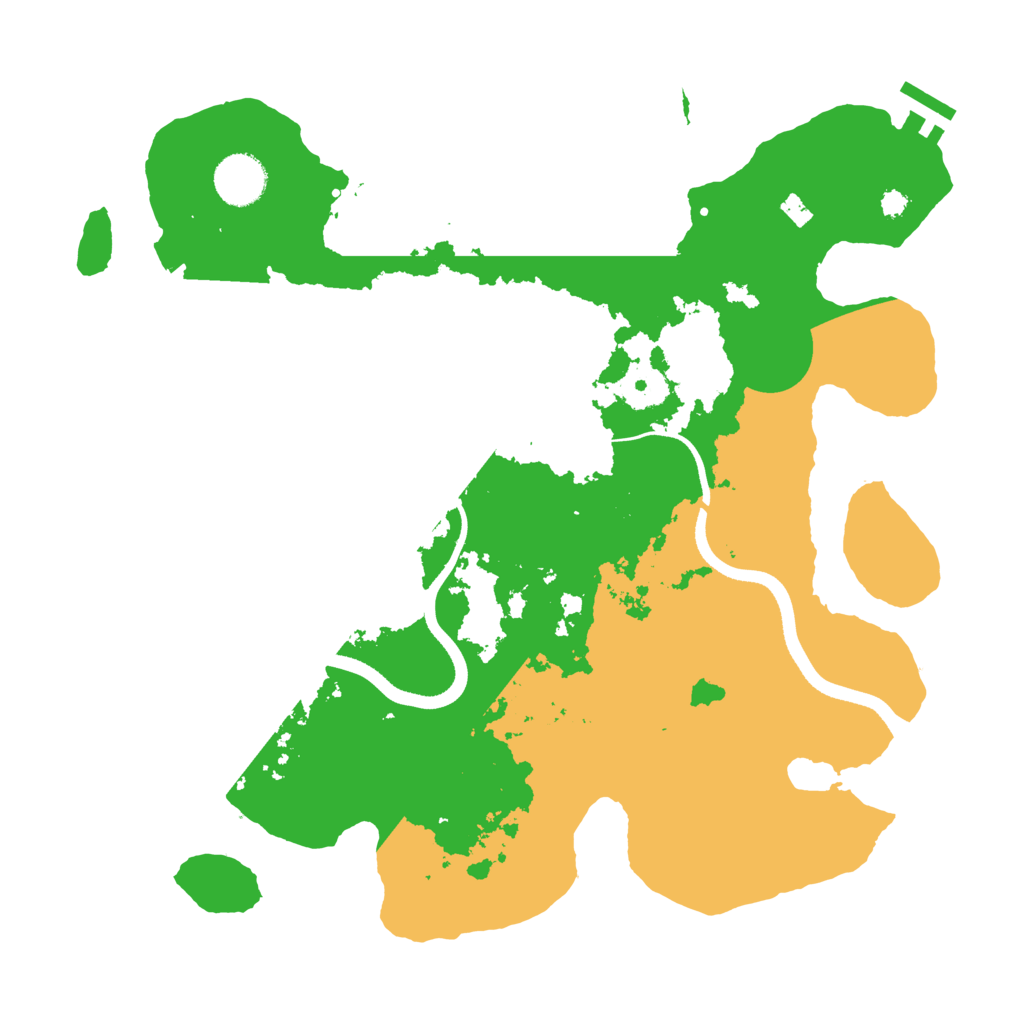 Biome Rust Map: Procedural Map, Size: 3500, Seed: 721551472