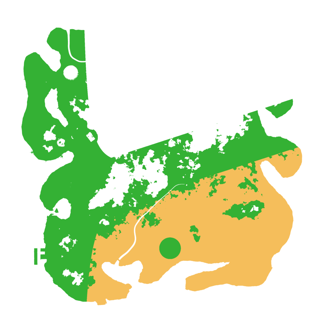 Biome Rust Map: Procedural Map, Size: 3900, Seed: 13492604