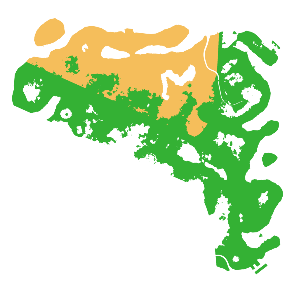 Biome Rust Map: Procedural Map, Size: 4200, Seed: 2428