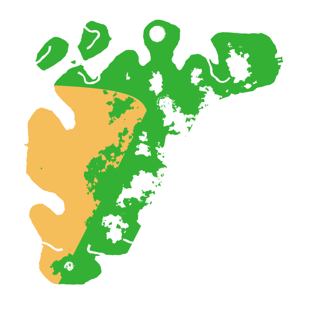 Biome Rust Map: Procedural Map, Size: 3500, Seed: 67163530